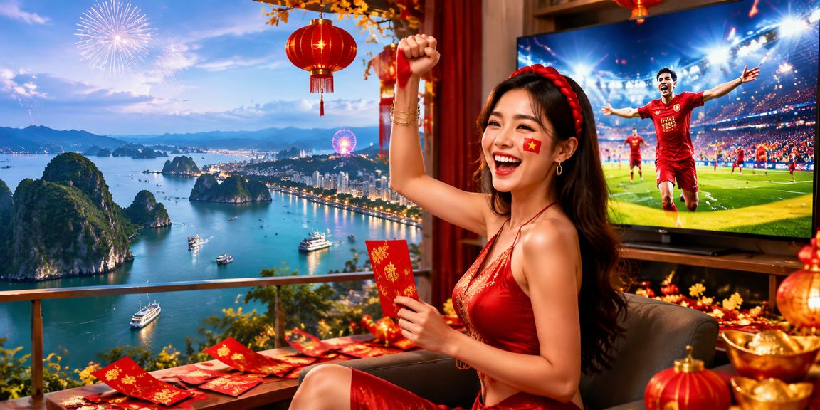 Lồng đèn đỏ và phong bao may mắn tại Vịnh Hạ Long – biểu tượng may mắn trong văn hóa Việt