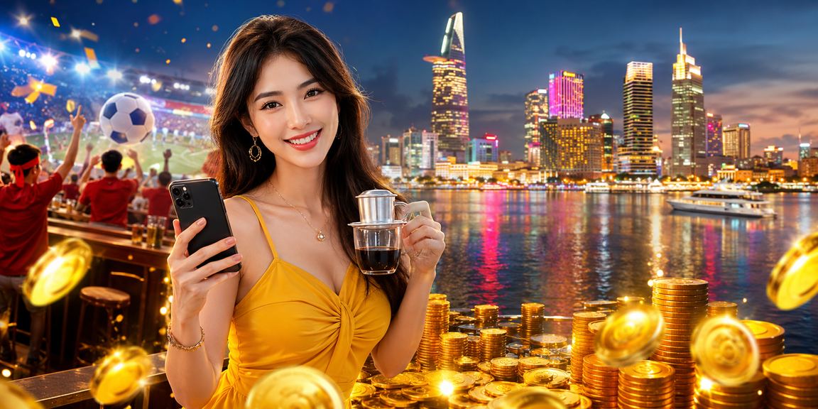 Người chơi truy cập casino trực tuyến trên điện thoại tại quán cà phê TP.HCM